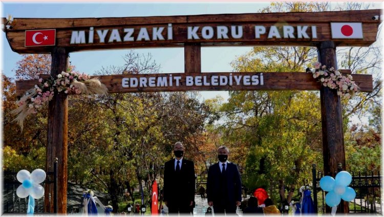 Van’da Yardım Gönüllüsü Miyazaki Koru Parkı  açıldı