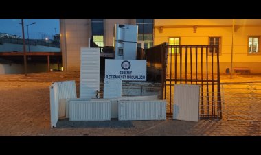 VAN EDREMİT'TE HIRSIZLIĞA TEŞVİK EDEN ALICILAR TUTUKLANDI!