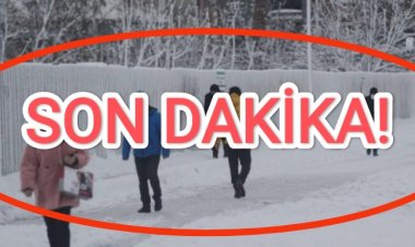 SON DAKİKA!