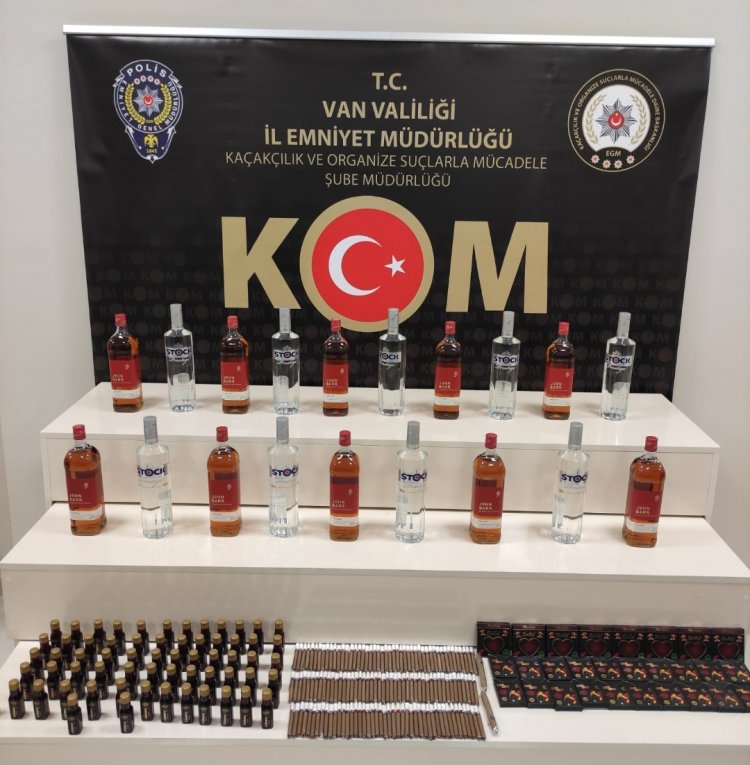 Van'da Kaçakçılık Yoluyla Elde Edilen Mallara El Konuldu!