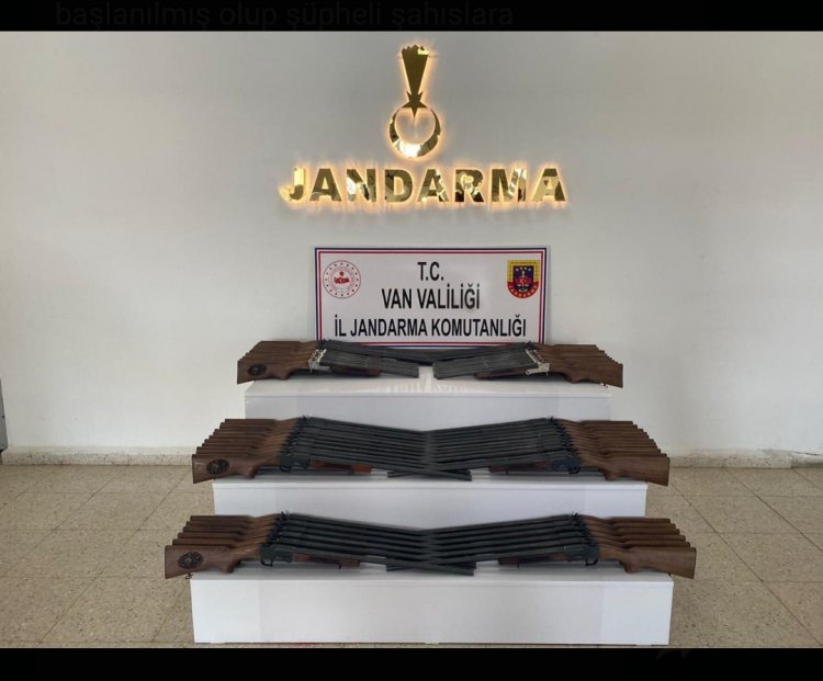 VAN'IN BAŞKALE İLÇESİNDE AV TÜFEKLERİ ELE GEÇİRİLDİ!