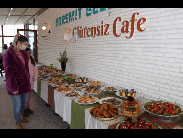 EDREMİT BELEDİYESİNDEN BİR İLK DAHA: GLÜTENSİZ KAFE AÇILDI!