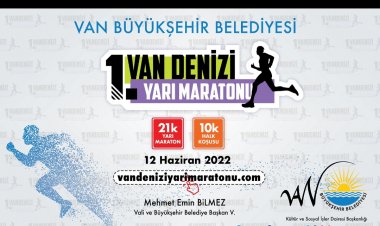 BÜYÜKŞEHİR 1. VAN DENİZİ YARI MARATONU DÜZENLİYOR!