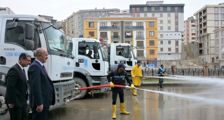 TUŞBA BELEDİYESİ BAHAR TEMİZLİĞİNE BAŞLADI!