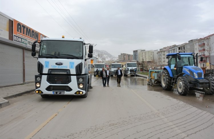 TUŞBA BELEDİYESİ BAHAR TEMİZLİĞİNE BAŞLADI!