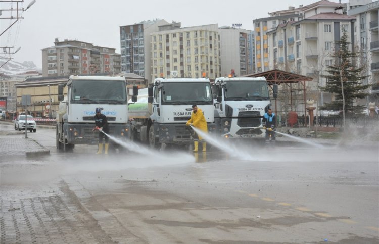TUŞBA BELEDİYESİ BAHAR TEMİZLİĞİNE BAŞLADI!