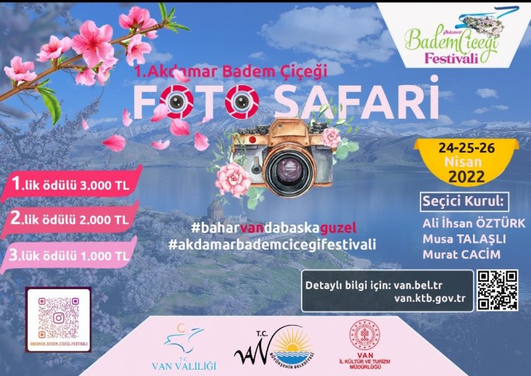 BİRİNCİ AKDAMAR BADEM ÇİÇEĞİ FOTO SAFARİ MARATONU BAŞLIYOR!