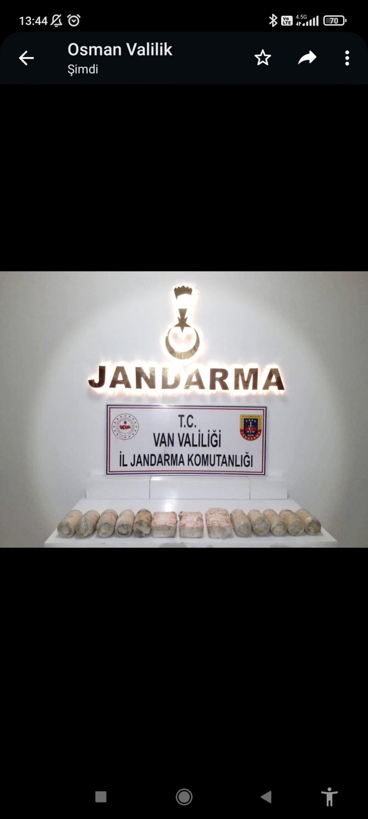 VAN'DA 9.1 KG UYUŞTURUCU MADDE ELE GEÇİRİLDİ!