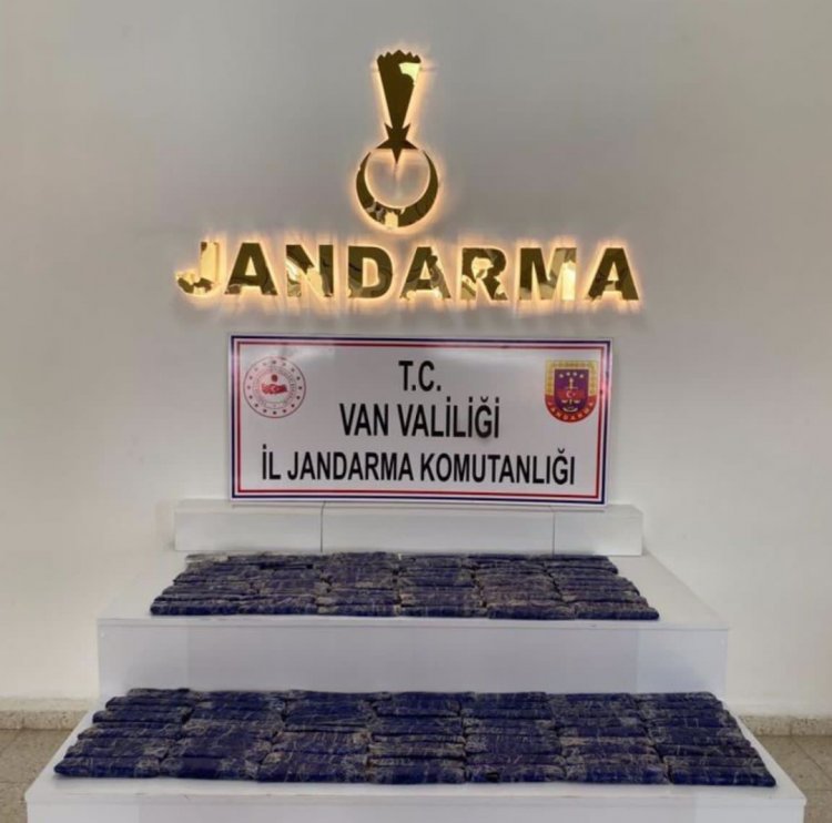 VAN'DA 39,5 KG REÇİNE ESRAR BULUNDU!