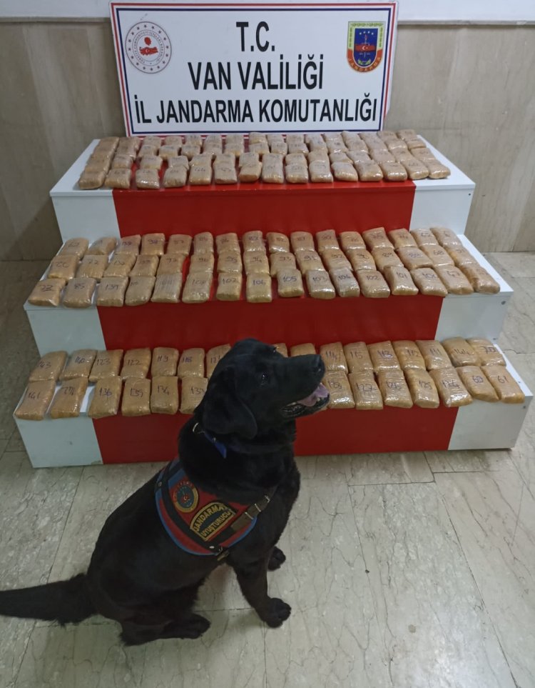 VAN'IN ÇALDIRAN KIRSALINDA ARAMALAR SONUCU 72.5 KG UYUŞTURUCU MADDE BULUNDU!