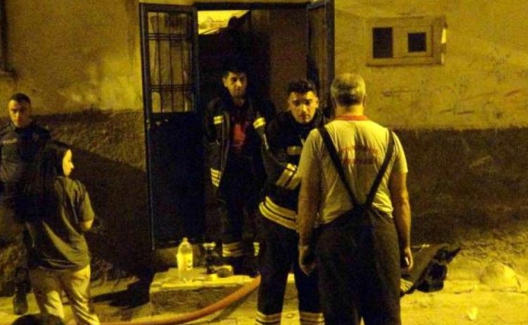 DİYARBAKIR'IN BAĞLAR İLÇESİNDE YANGIN!