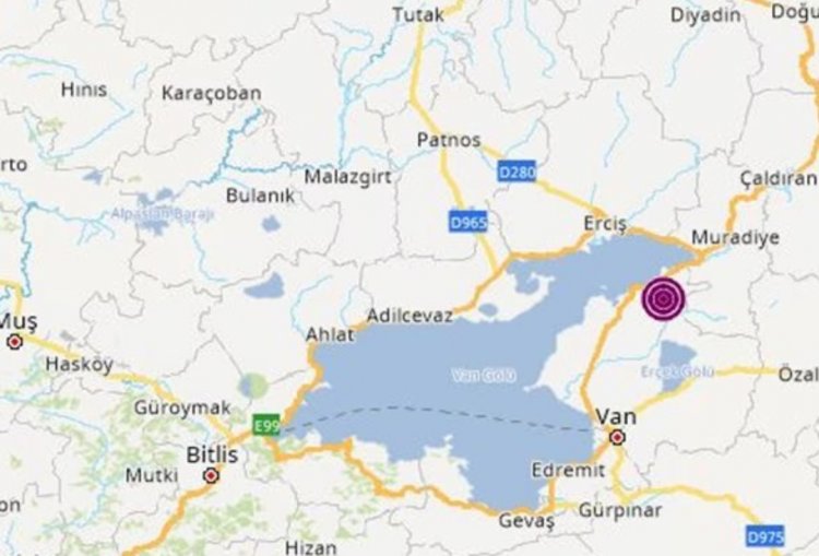 VAN'DA 5 BÜYÜKLÜĞÜNDE DEPREM