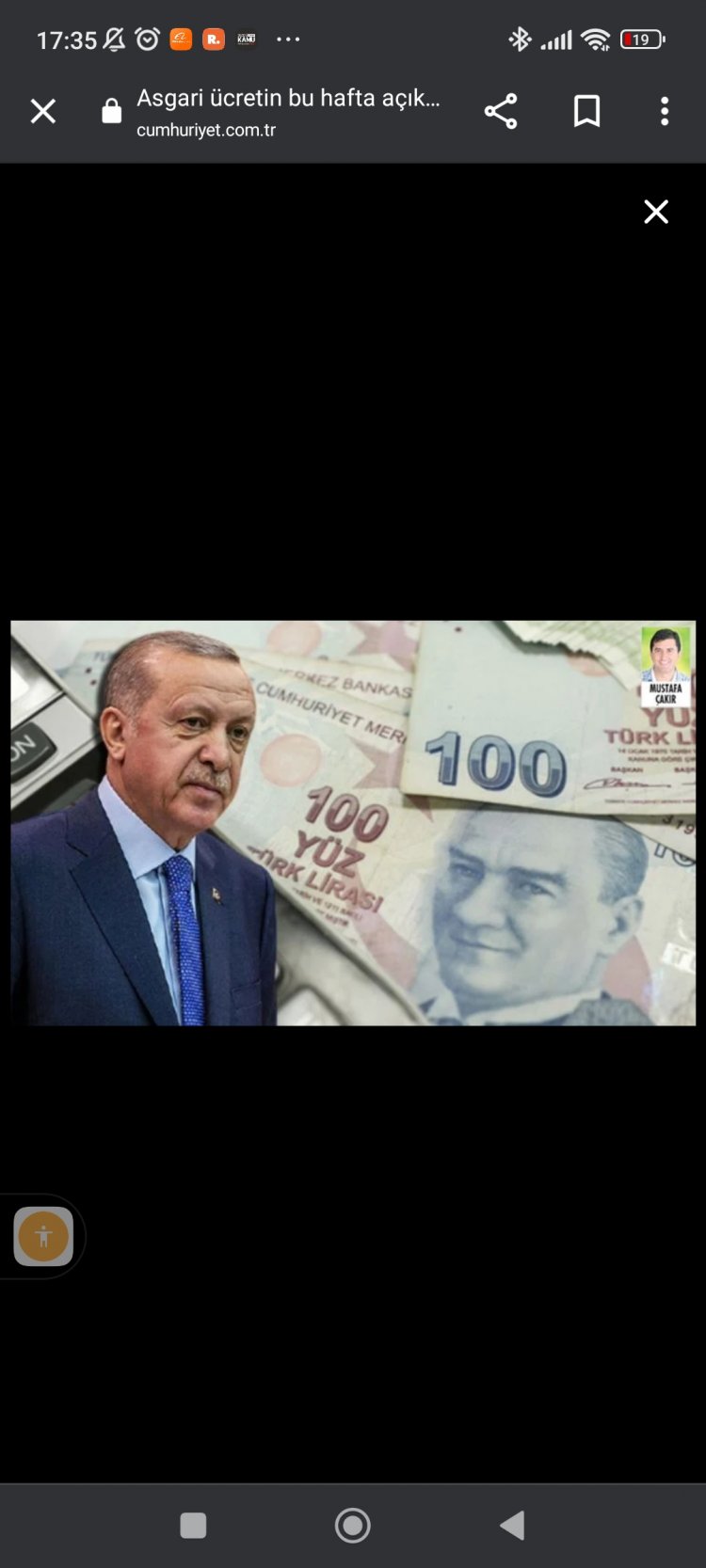 CUMHURBAŞKANI RECEP TAYYİP ERDOĞAN, ASGARİ ÜCRET ZAMMINI AÇIKLADI!