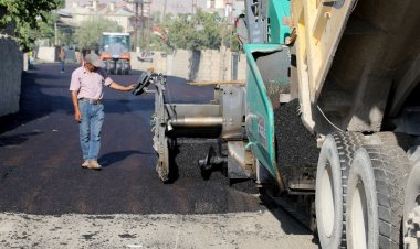 BÜYÜKŞEHİR BELEDİYESİ ŞİMDİDE DÜZYOL CADDESİNİ ASFALTLADI