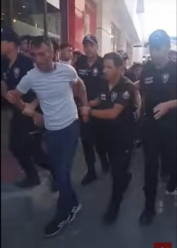 VAN'DA BİR ERKEK, KADINI DARP ETTİ!