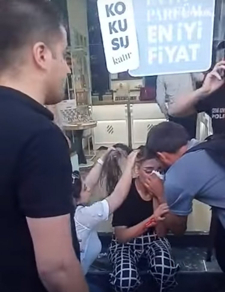 VAN'DA BİR ERKEK, KADINI DARP ETTİ!