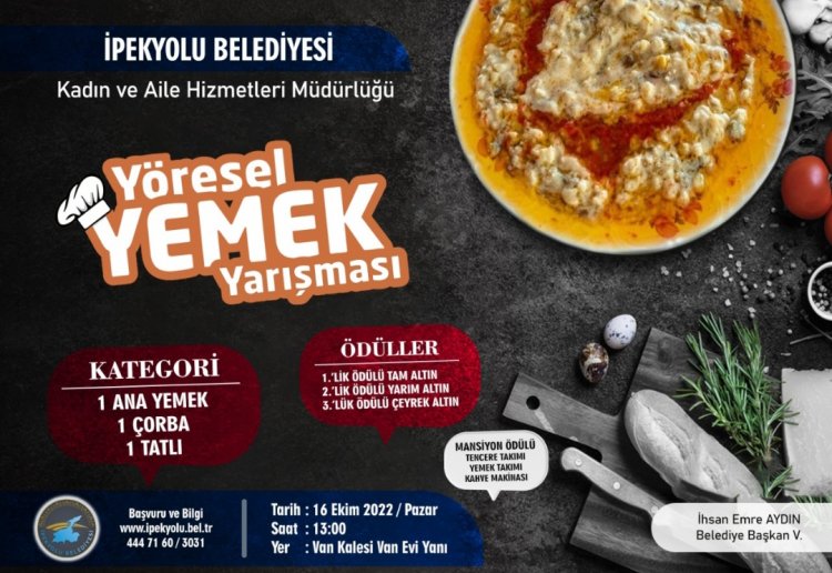VAN’DA YÖRESEL YEMEK YARIŞMASI!