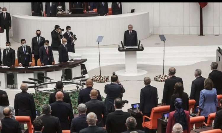 MECLİS YENİ YASAMA YILI AÇILIŞINDA! CUMHURBAŞKANI ERDOĞAN'NIN MESAJLARI!