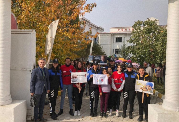 VAN YÖNTEM KOLEJİ BU DEFADA LÖSEMİLİ ÇOCUKLAR İÇİN YÜRÜYÜŞ DÜZENLEDİ!