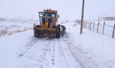 VAN BÜYÜKŞEHİR ETKİLİ OLAN KAR YAĞIŞI İÇIN ÇALIŞMALARA BAŞLADI!