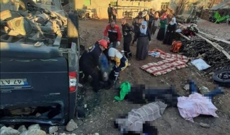 MARDİN'DE KATLİAM GİBİ KAZA: 5 KİŞİ YARALI 6 KİŞİ HAYATINI KAYBETTİ!