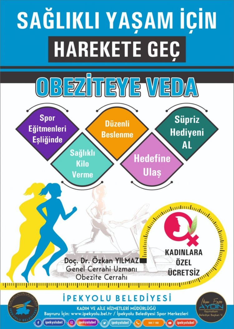 İPEKYOLU'NDA OBEZİTE İLE MÜCADELE BAŞLADI: PORSİYONLARI KÜÇÜLTÜYORUZ!
