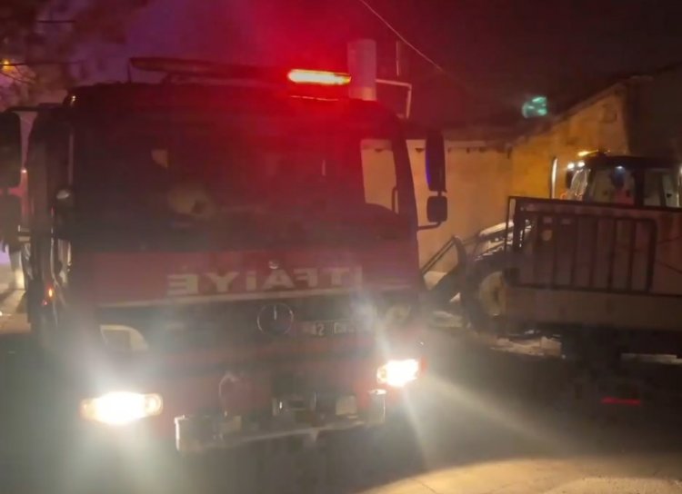 DEPREMDEN KAÇAN AİLE YANGINDA HAYATINI KAYBETTİ!
