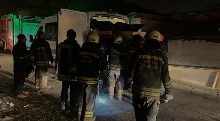 DEPREMDEN KAÇAN AİLE YANGINDA HAYATINI KAYBETTİ!