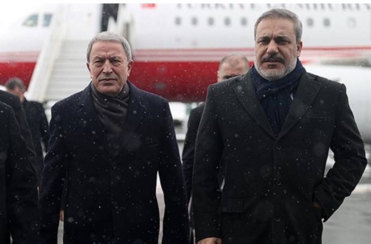 BAKAN AKAR VE MİT BAŞKANI FİDAN DÖRTLÜ TOPLANTI İÇİN MOSKOVA'YA GİTTİLER