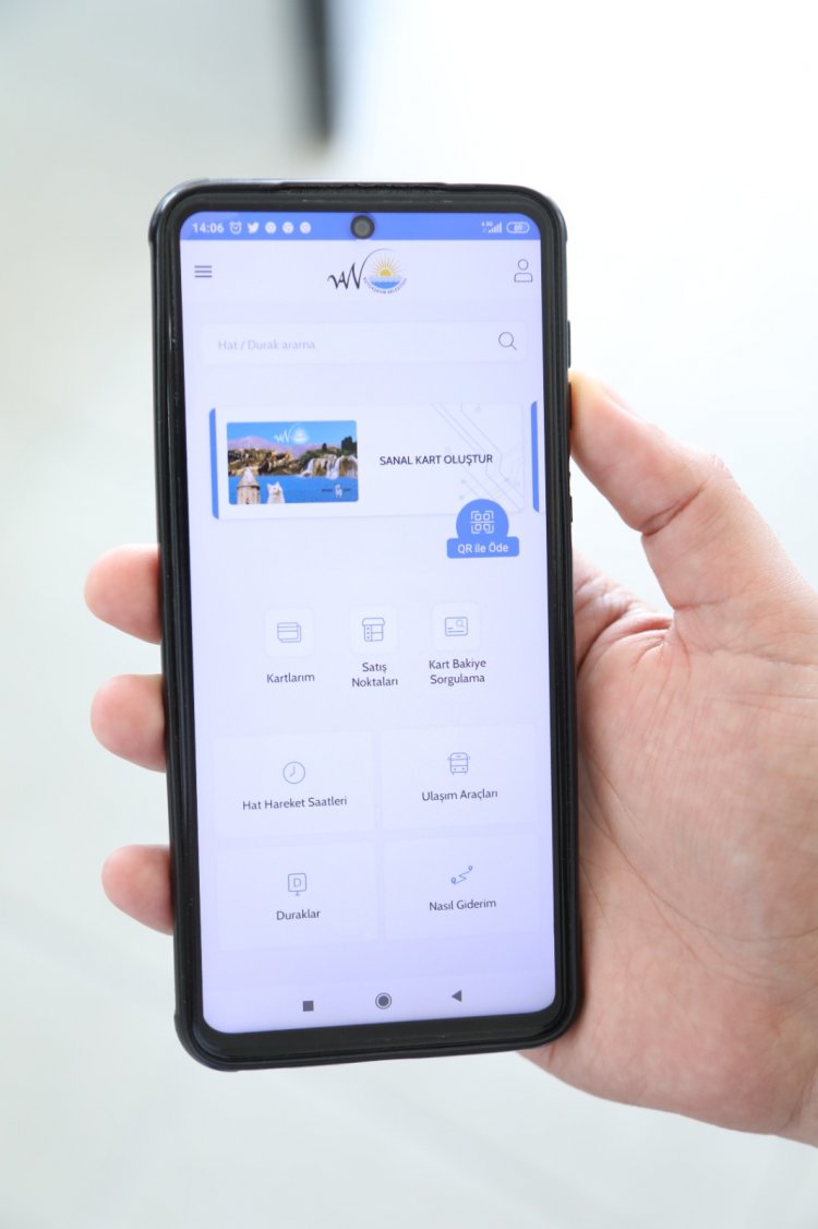 VAN BÜYÜKŞEHİR BELEDİYESİ ULAŞIMDA QR(KAREKOD) KOD'A ARTIK GEÇTİ!