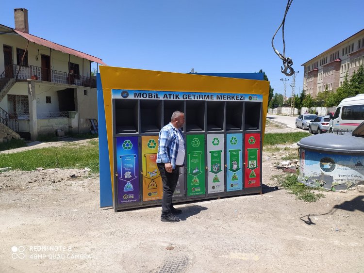 İPEKYOLU BELEDİYESİ YENİ MOBİL ATIK GETİRME MERKEZİ KURDU!