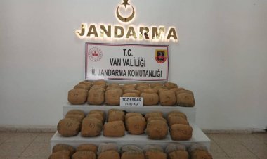 VAN'DA 139 KG TOZ ESRAR ELE GEÇİRİLDİ!