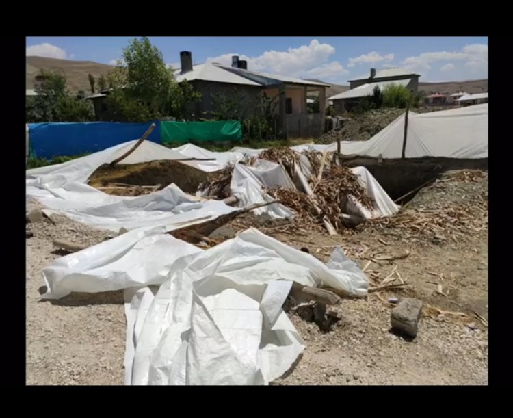 VAN'DA METRUK BİR YAPIDA ONLARCA GÖÇMEN YAKALANDI!