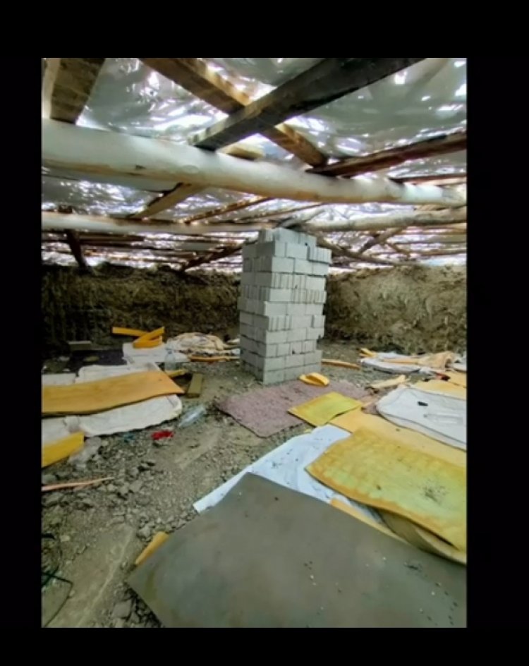 VAN'DA METRUK BİR YAPIDA ONLARCA GÖÇMEN YAKALANDI!