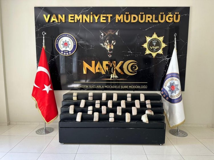 13 KİLO 534 GRAM UYUŞTURUCU ELE GEÇİRİLDİ