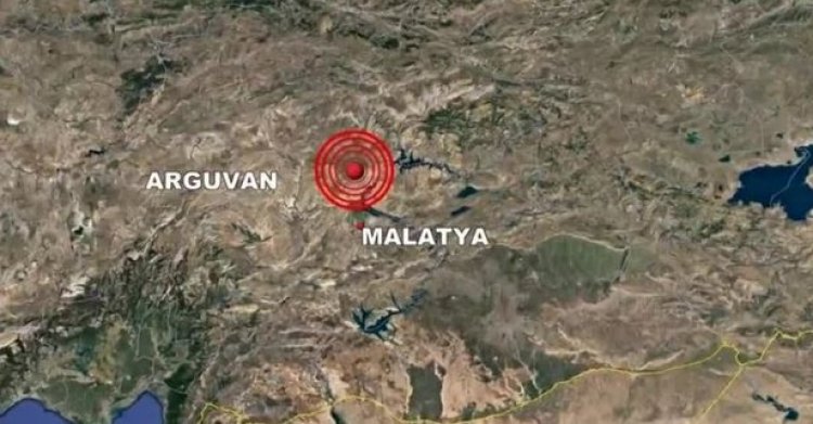 MALATYA'DA 5 BÜYÜKLÜĞÜNDE DEPREM