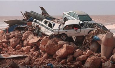 LİBYA'DA SEL FELAKETİNDEN DOLAYI DERNE'NİN % 25'İ YOK OLDU!