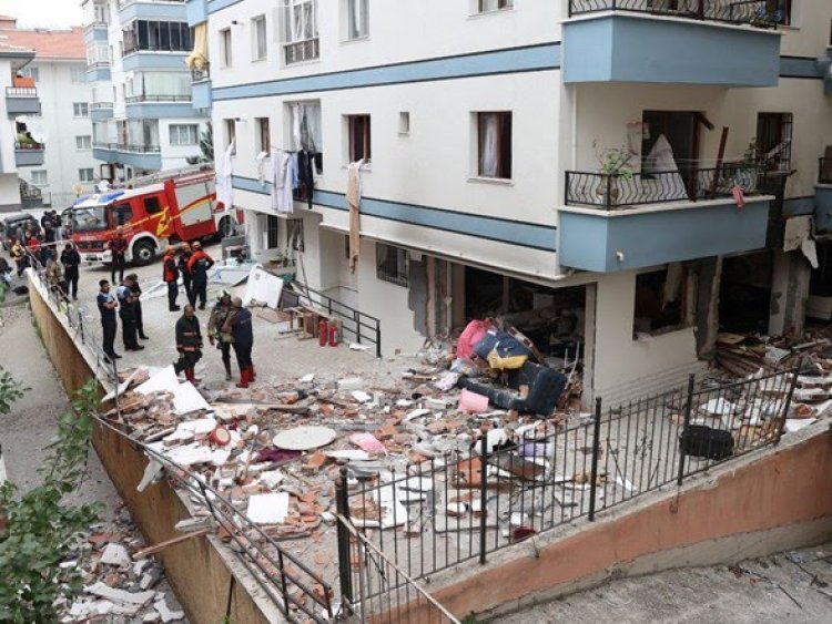 ANKARA MAMAK'TA DOĞALGAZ PATLAMASI: 1 ÖLÜ!