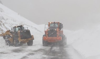 VAN'DA ETKİLİ OLAN KAR YAĞIŞI YÜZLERCE YERLEŞİM YERLERİNDE OLUMSUZ DURUMLAR ORTAYA ÇIKARDI