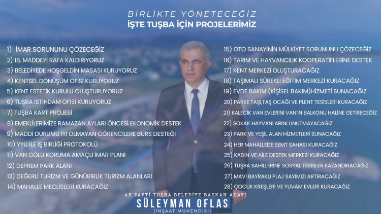 SÜLEYMAN OFLAS: BİRLİKTE YÖNETECEĞİZ