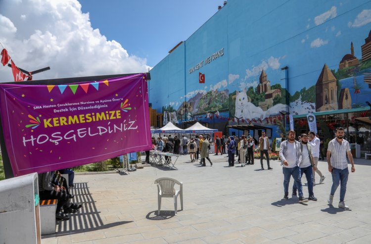 VAN BÜYÜKŞEHİR SMA İKİZLERİ İÇİN KERMES DÜZENLEDİ!