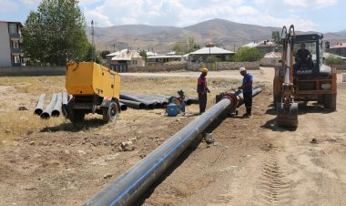 VASKİ, VAN'IN İKİ İLÇESİNDE ALTYAPI EKSİKLİKLERİNİ GİDERİYOR