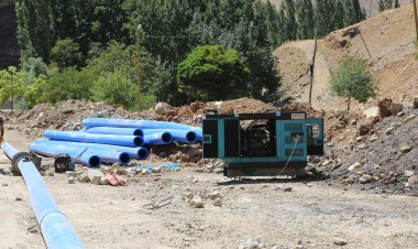 VASKİ'DEN BAHÇESARAY İLÇESİNE 12 KM'LİK İÇME SUYU HATTI ÇEKİLDİ