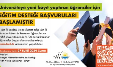 BÜYÜKŞEHİR BELEDİYESİ'NDEN BURS DESTEĞİ BAŞVURULARI BAŞLADI