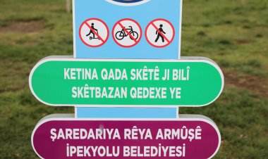 İPEKYOLU BELEDİYESİ, ANA DİLDE DE TABELA VE UYARI LEVHALARI YERLEŞTİRDİ!