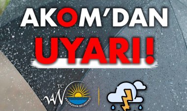 VAN BÜYÜKŞEHİR BELEDİYESİ AKOM'DAN KAR YAĞIŞI VE KIŞ TEDBİRİ UYARISI