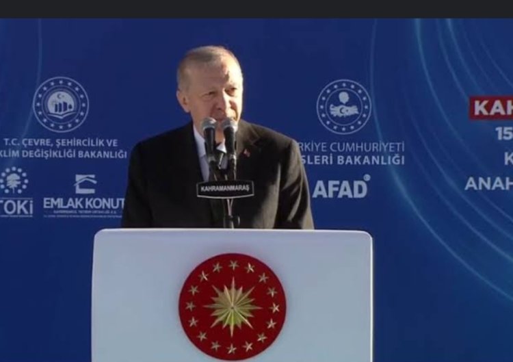 CUMHURBAŞKANI ERDOĞAN: DEPREM TURİSTLİĞİ DIŞINDA NE YAPTINIZ?