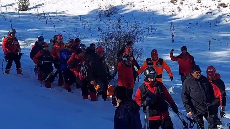 PALANDÖKEN KAYAK MERKEZİ’NDE ÇIĞ DÜŞTÜ! ÖLÜ VE YARALILAR VAR