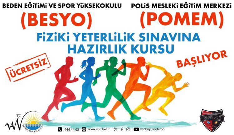 VAN BÜYÜKŞEHİR, BESYO VE POMEM KURSLARINI BAŞLATIYOR!