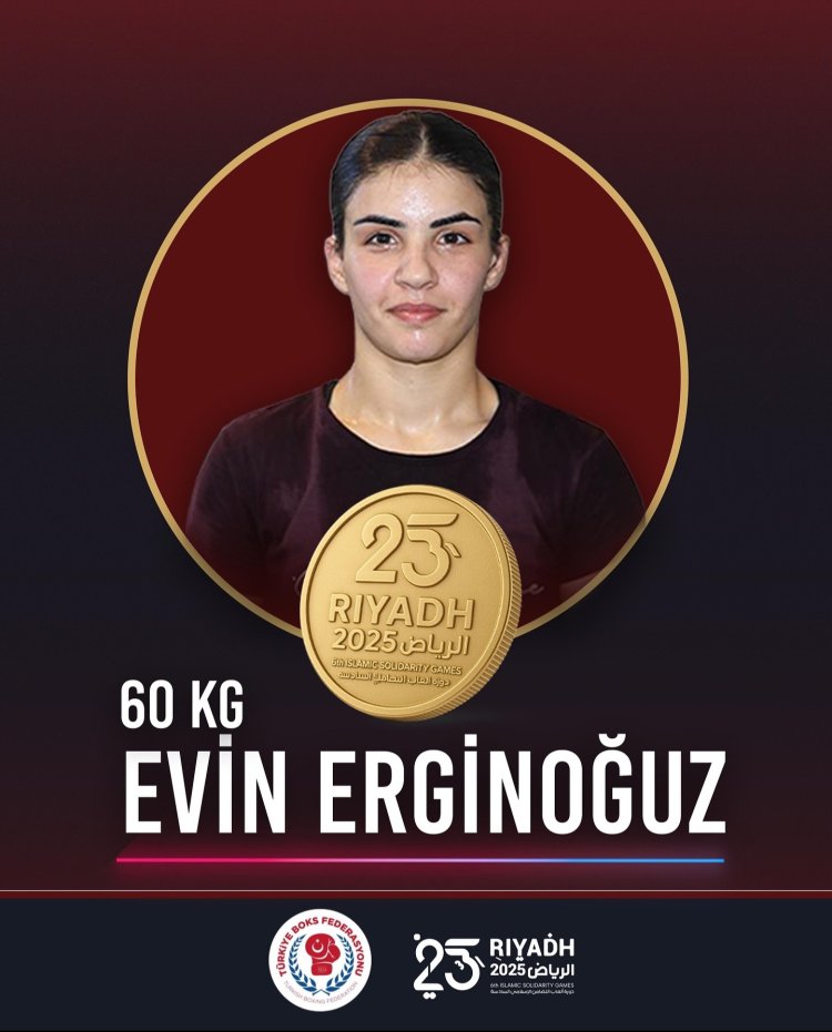 Vanlı Boksör Evin Erginoğuz, İslami Dayanışma Oyunları'nda Altın Madalya Kazandı! 